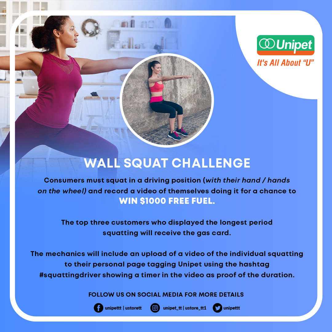 Wall Squat Challenge